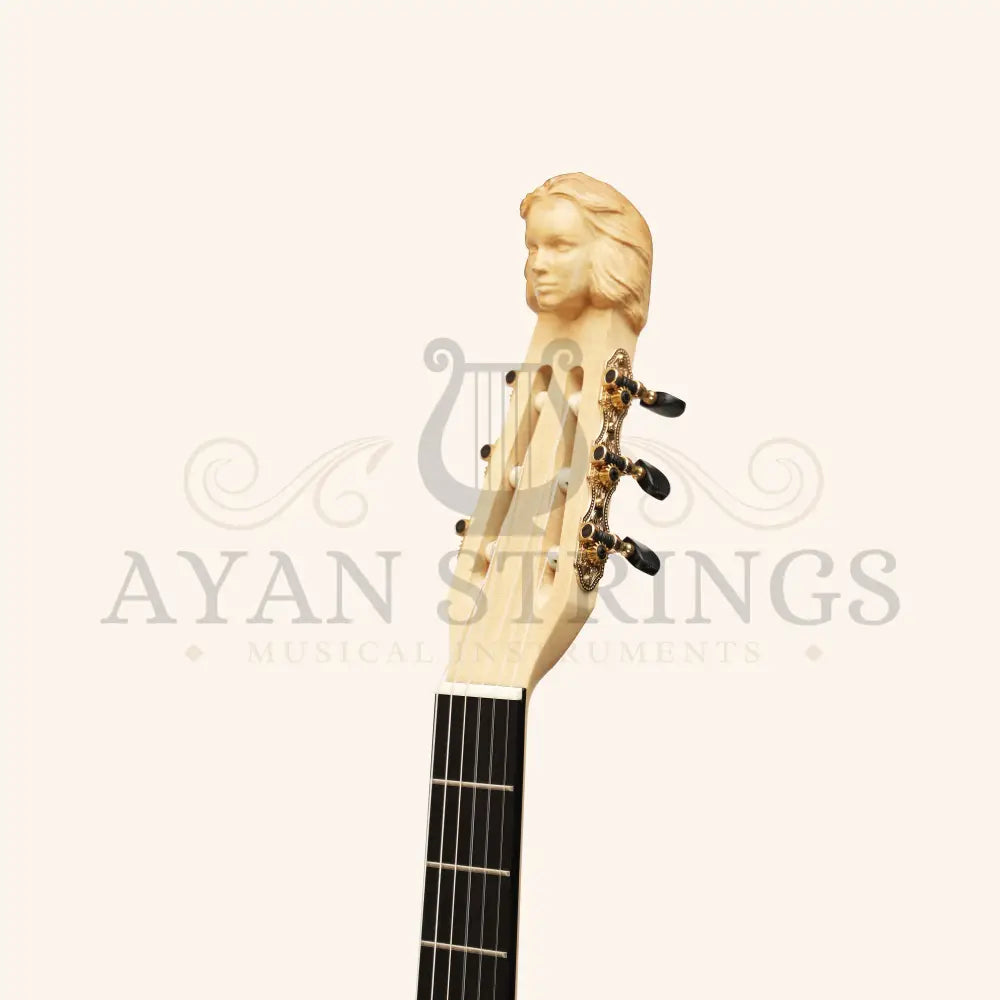 MUZIKKON LUTE GUITAR 6 STRING WALNUT - Stringed Instruments