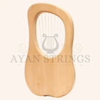 Muzikkon Lyre Harp 10 String Engraved - Stringed Instruments