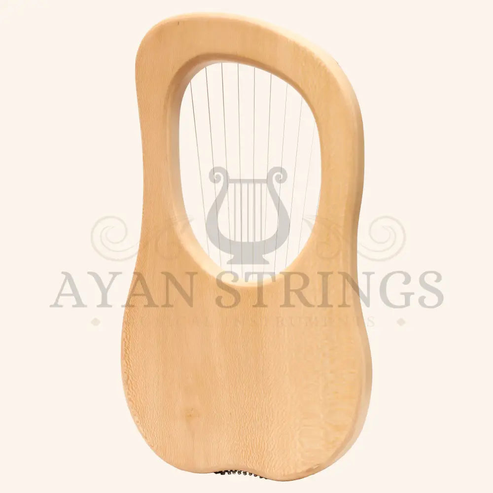 Muzikkon Lyre Harp 10 String Engraved - Stringed Instruments