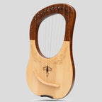 Muzikkon Lyre Harp, 10 String Engraved