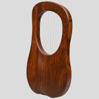 Muzikkon Lyre Harp, 10 String Engraved