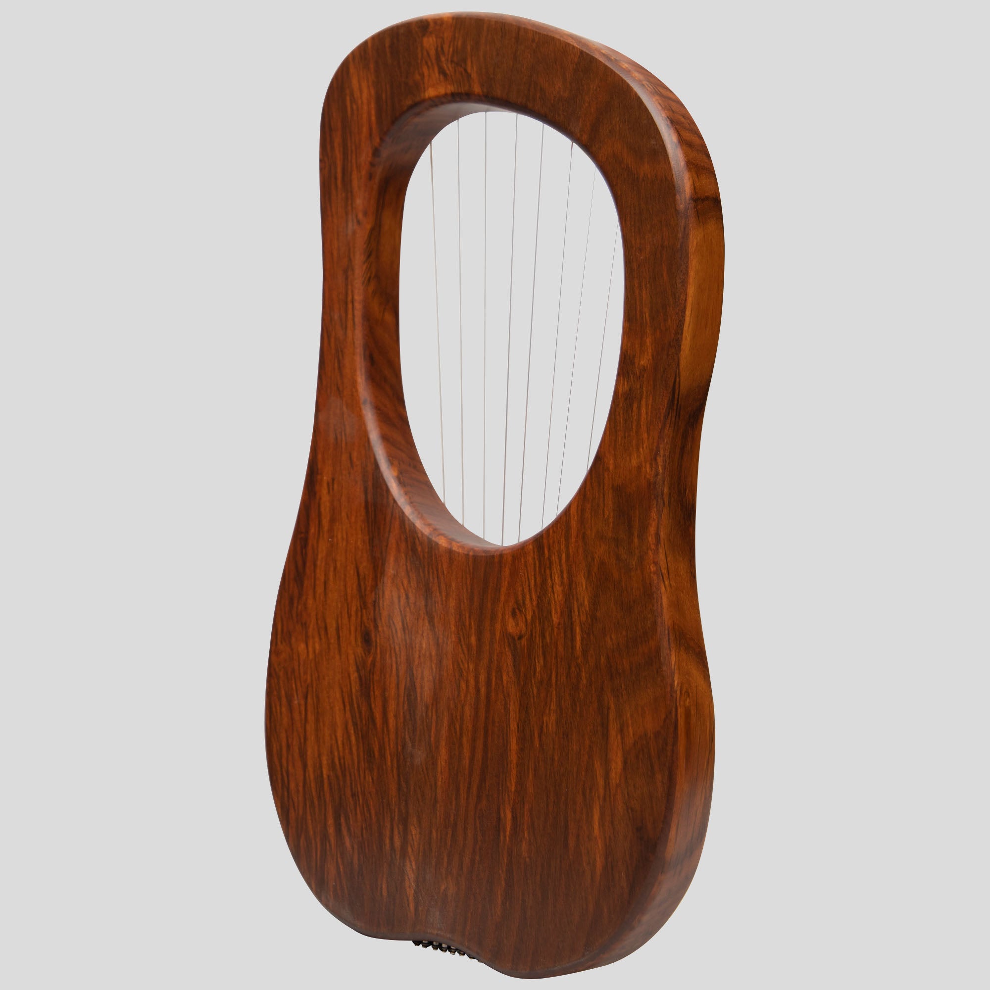 Muzikkon Lyre Harp, 10 String Engraved