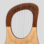 Muzikkon Lyre Harp, 10 String Engraved