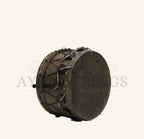 Muzikkon Medieval Drum 12’’X8’’ Small with Short Body Ebony Finish