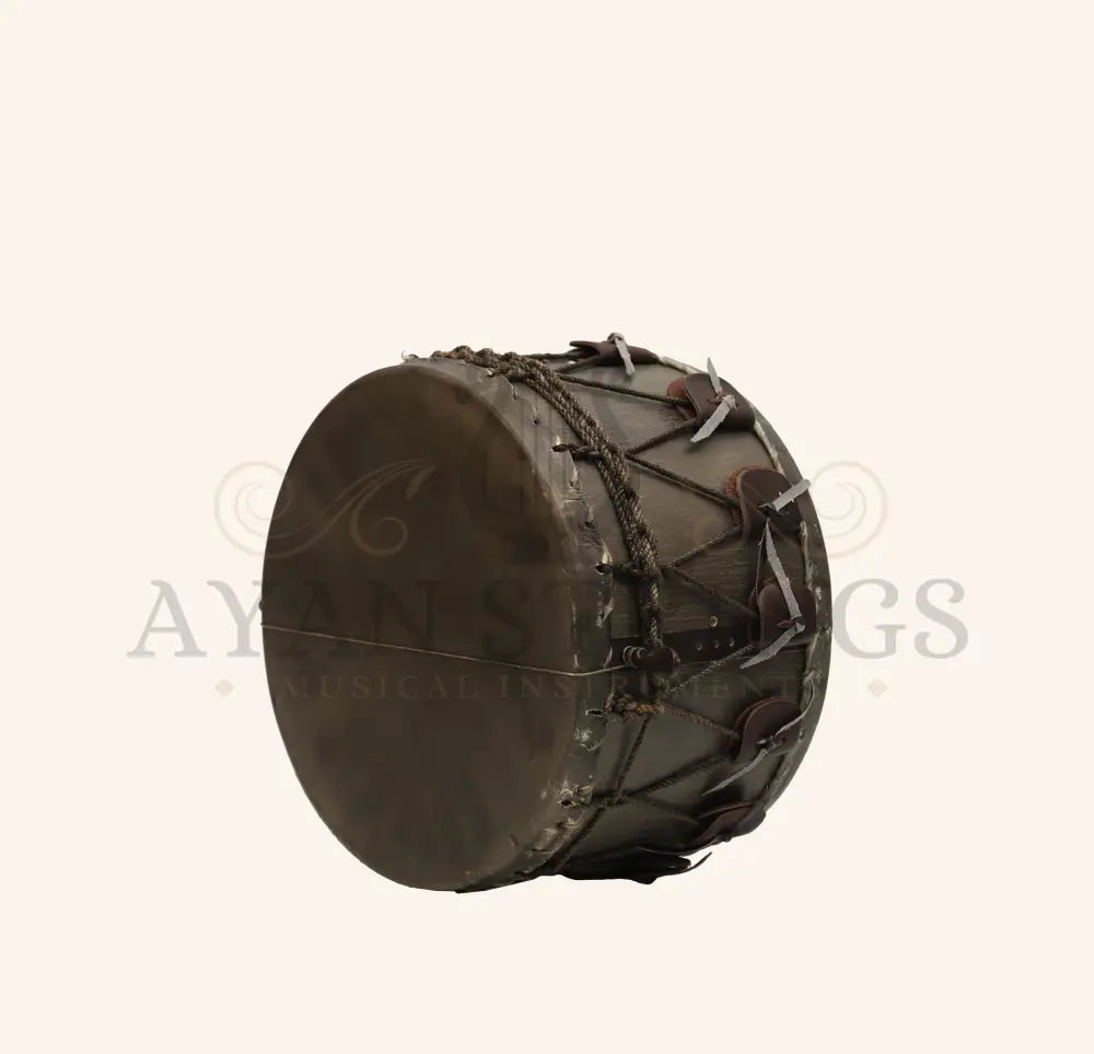 Muzikkon Medieval Drum 12’’X8’’ Small with Short Body Ebony Finish