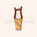Muzikkon Mini Kinnor Harp 10 String Red Cedar - Stringed Instruments