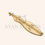Muzikkon Mountain Dulcimer 4 String Turn Scroll Maple With Purfling - Stringed Instruments