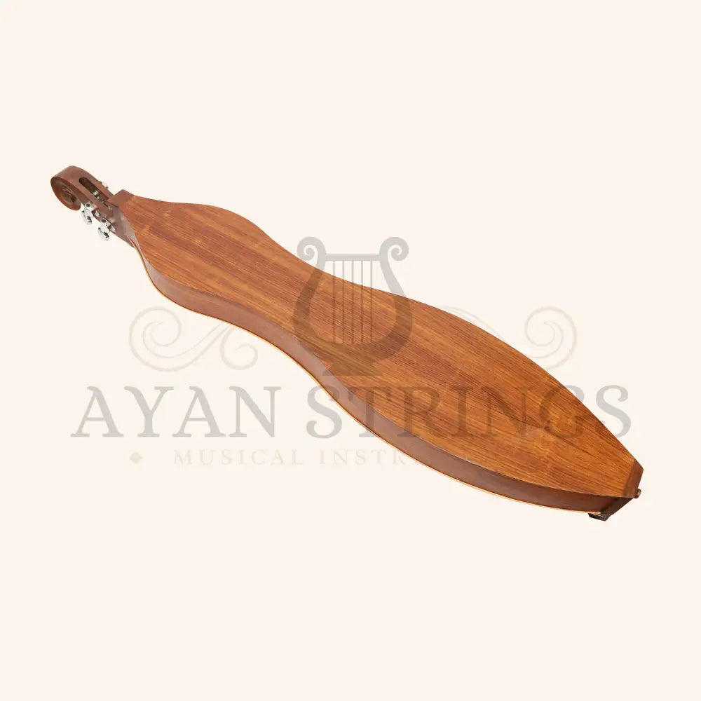Muzikkon Mountain Dulcimer 4 Strings Knotwork Scroll R-W Silver Gear - Stringed Instruments