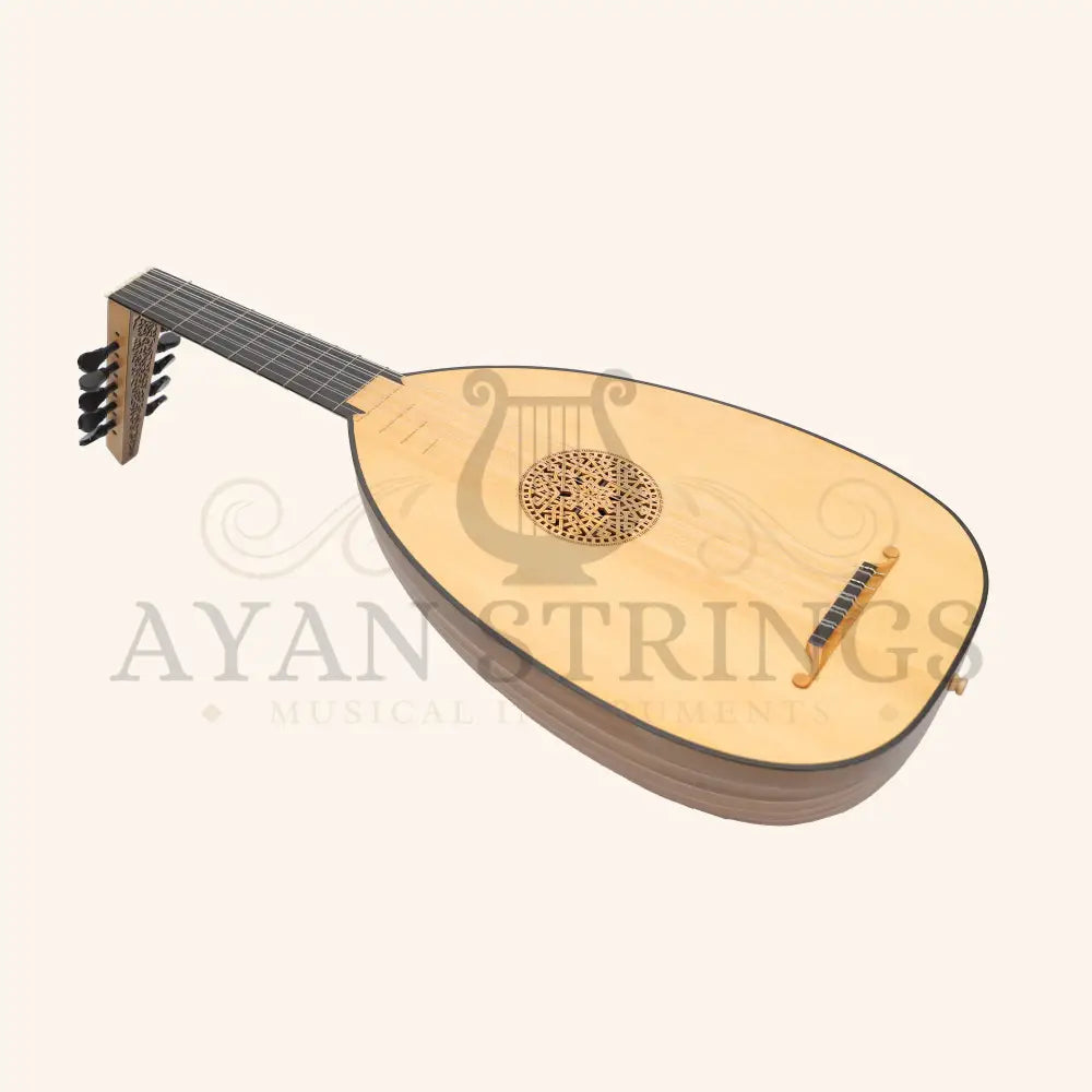 Muzikkon Renaissance Lute 6 Course Deluxe Left Hand After Hieber - Stringed Instruments