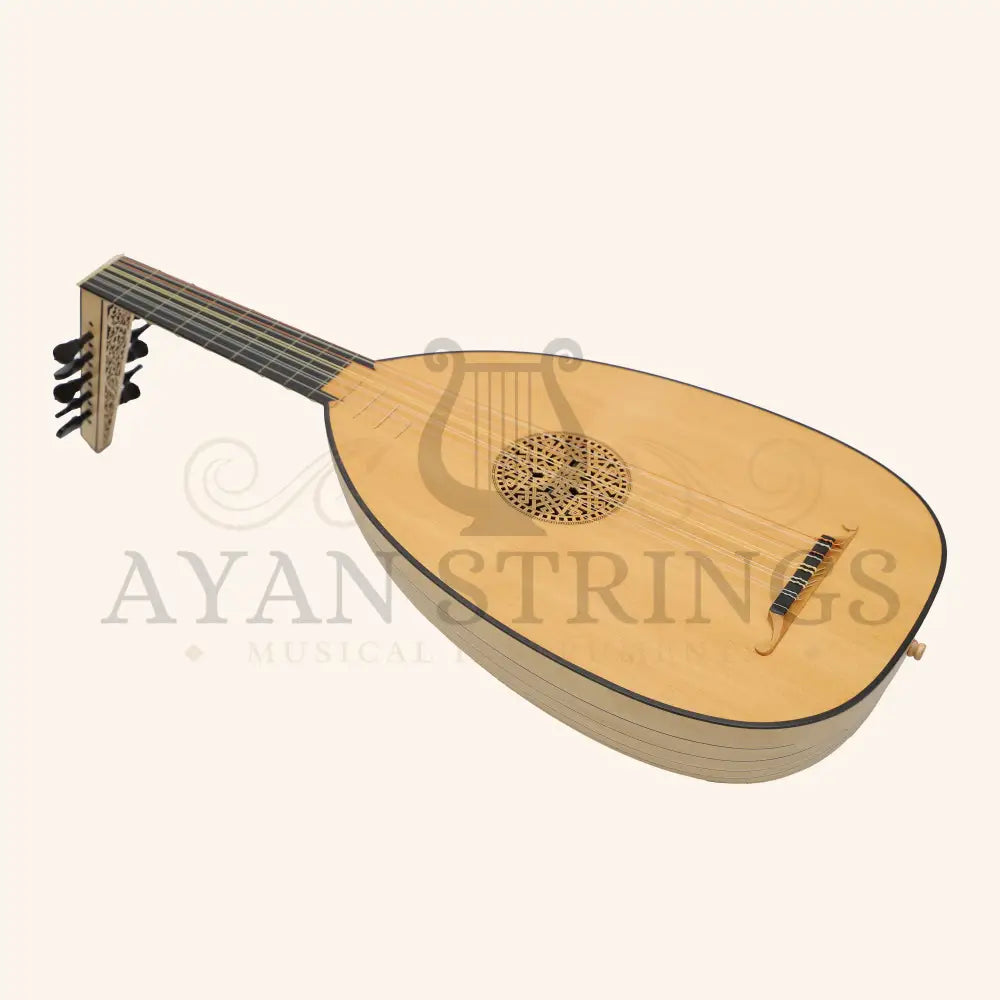 Muzikkon Renaissance Lute 6 Course Deluxe Left Hand After Hieber - Stringed Instruments