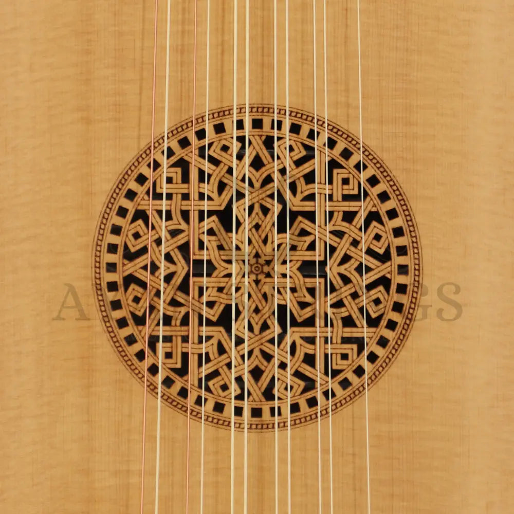 Muzikkon Renaissance Lute 6 Course Deluxe Right Hand After Hieber - Stringed Instruments
