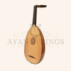 Muzikkon Renaissance Lute 6 Course Deluxe Right Hand After Hieber - Walnut - Stringed Instruments