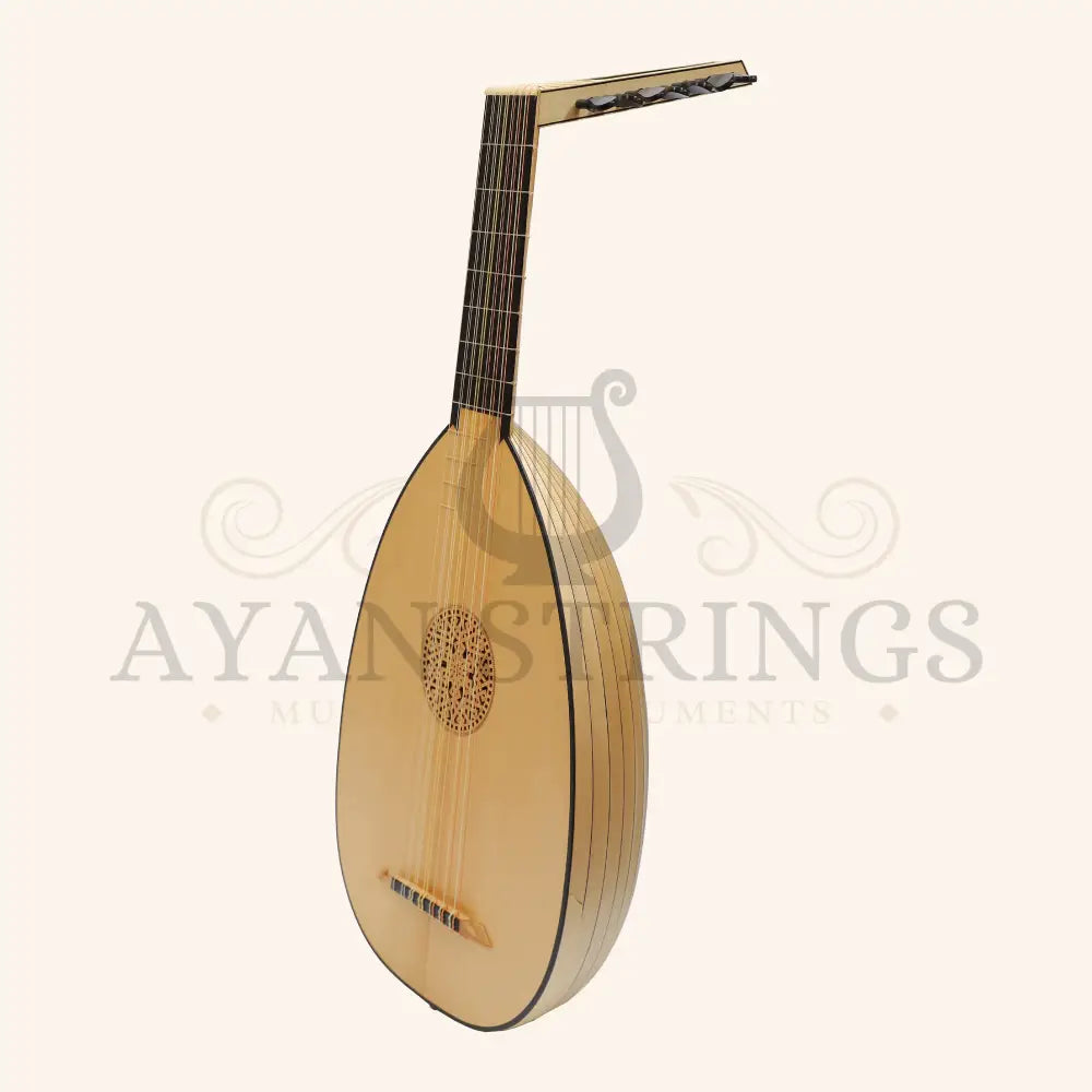 Muzikkon Renaissance Lute 7 Course Deluxe Left Hand After Hieber - Maple - Stringed Instruments