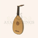Muzikkon Renaissance Lute 7 Course Deluxe Right Hand After Hieber - Maple - Stringed Instruments