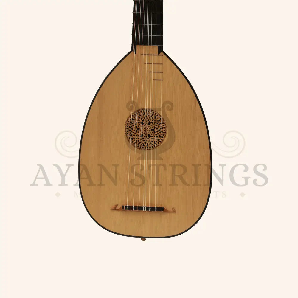 Muzikkon Renaissance Lute 7 Course Deluxe Right Hand After Hieber - Stringed Instruments