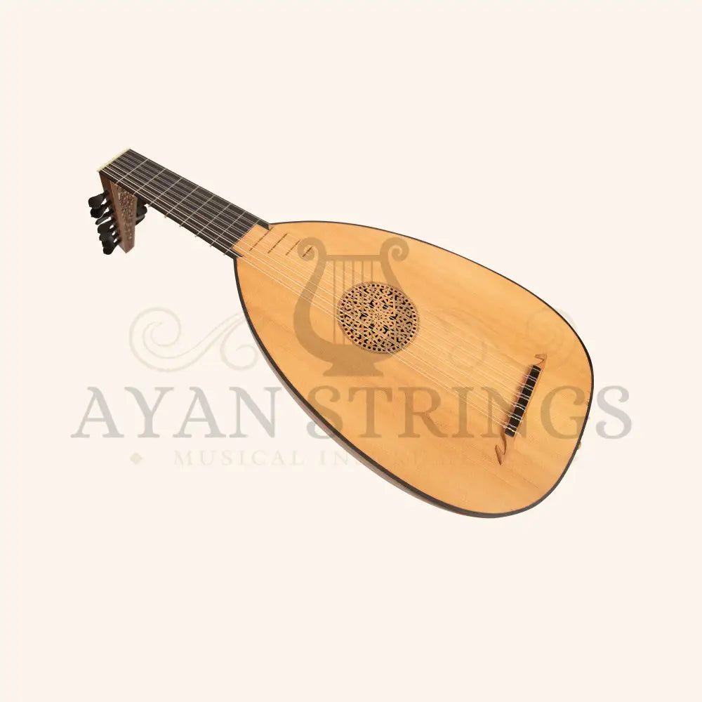 Muzikkon Renaissance Lute 7 Course Deluxe Right Hand After Hieber - Stringed Instruments