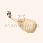 Muzikkon Renaissance Lute 7 Course Deluxe Right Hand After Hieber - Stringed Instruments