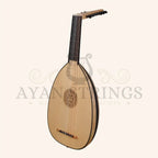 Muzikkon Renaissance Lute 7 Course Left Hand After Hieber - Maple Ebony - Stringed Instruments