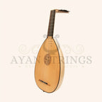 Muzikkon Renaissance Lute 7 Course Right Hand After Hieber - Flame Maple - Stringed Instruments