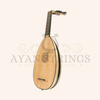 Muzikkon Renaissance Lute 7 Course Right Hand After Hieber - Maple Ebony - Stringed Instruments