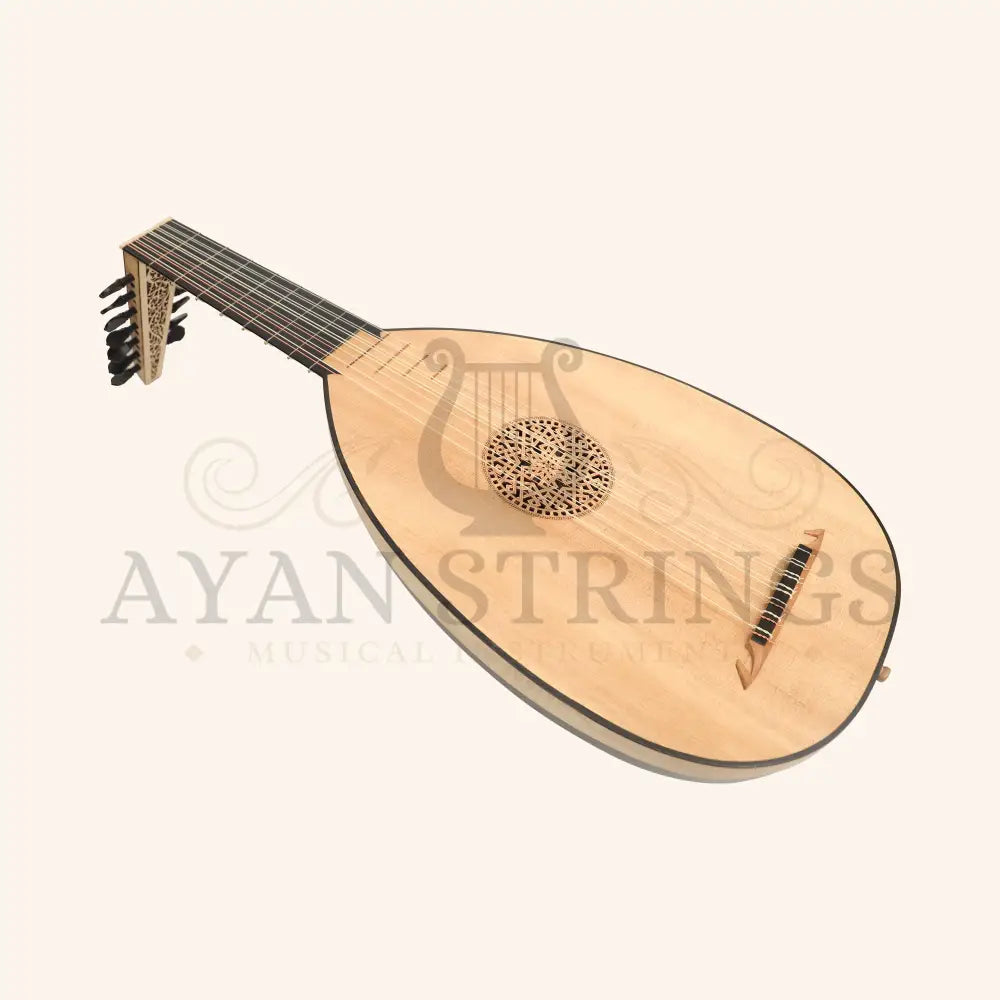 Muzikkon Renaissance Lute 7 Course Right Hand After Hieber - Stringed Instruments