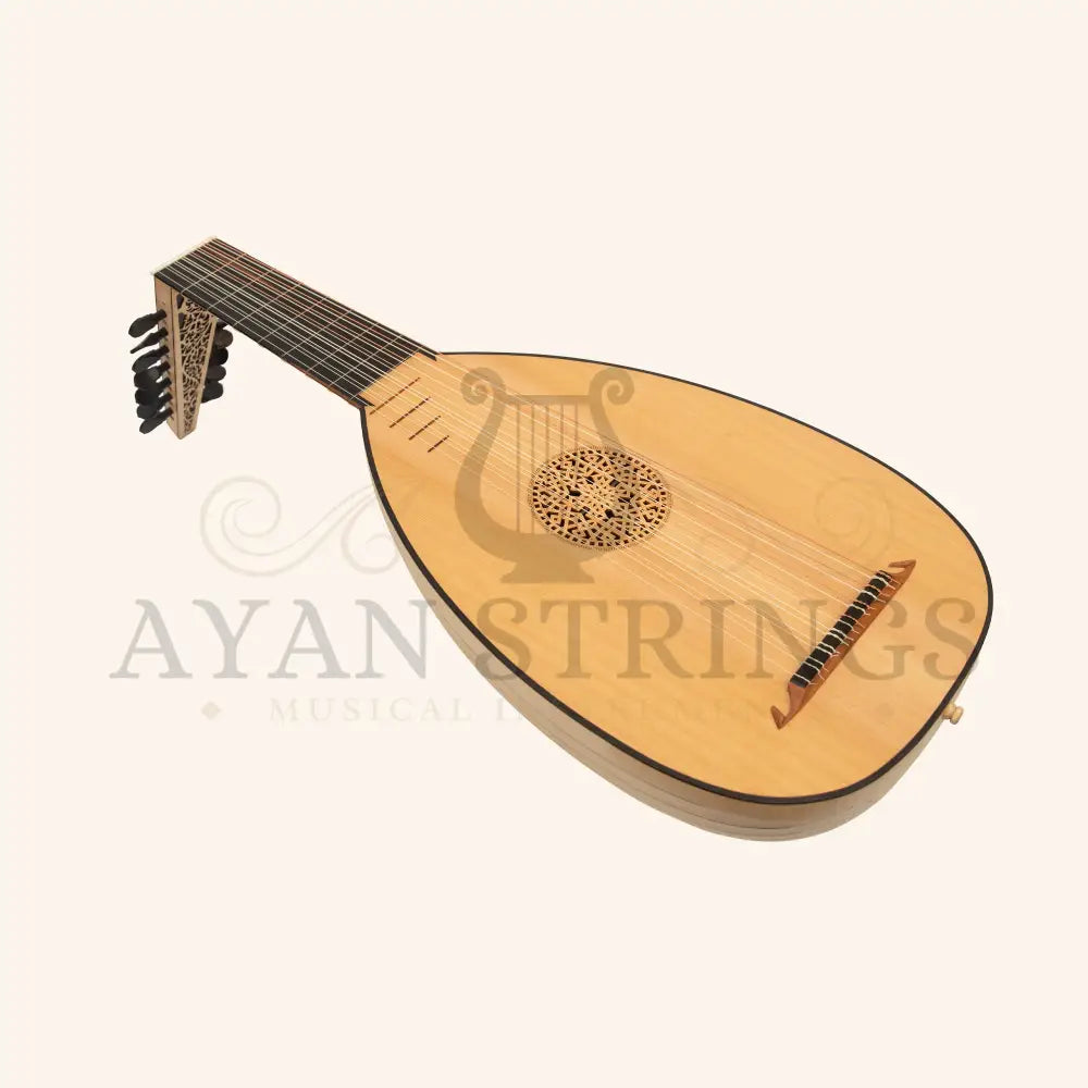 Muzikkon Renaissance Lute 8 Course Deluxe Left Hand After Hieber - Stringed Instruments