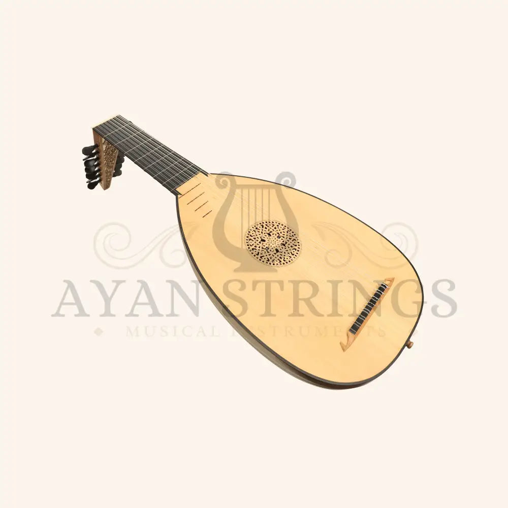 Muzikkon Renaissance Lute 8 Course Deluxe Left Hand After Hieber - Stringed Instruments