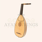Muzikkon Renaissance Lute 8 Course Deluxe Right Hand After Hieber - Maple/Walnut - Stringed Instruments