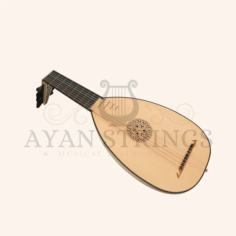 Muzikkon Renaissance Lute 8 Course Deluxe Right Hand After Hieber - Stringed Instruments