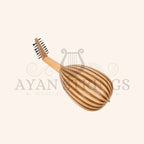 Muzikkon Renaissance Lute 8 Course Deluxe Right Hand After Hieber - Stringed Instruments