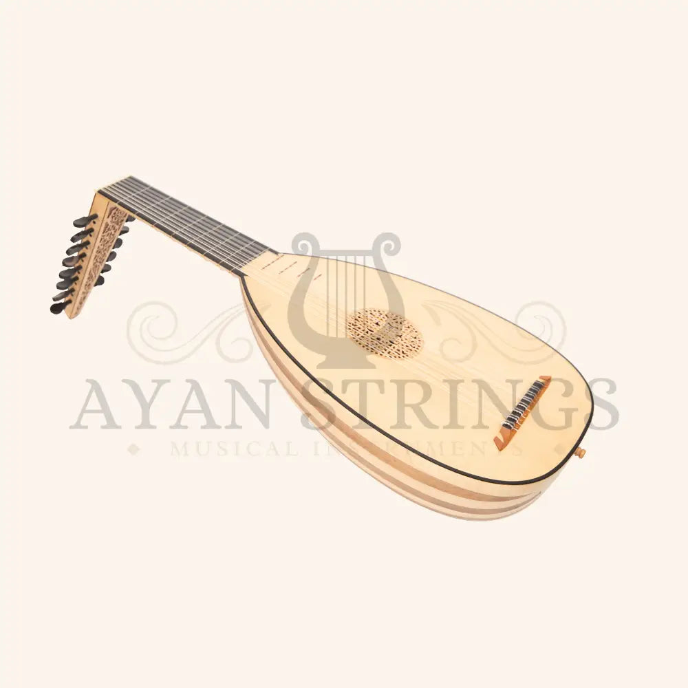 Muzikkon Renaissance Lute 8 Course Deluxe Right Hand After Hieber - Stringed Instruments