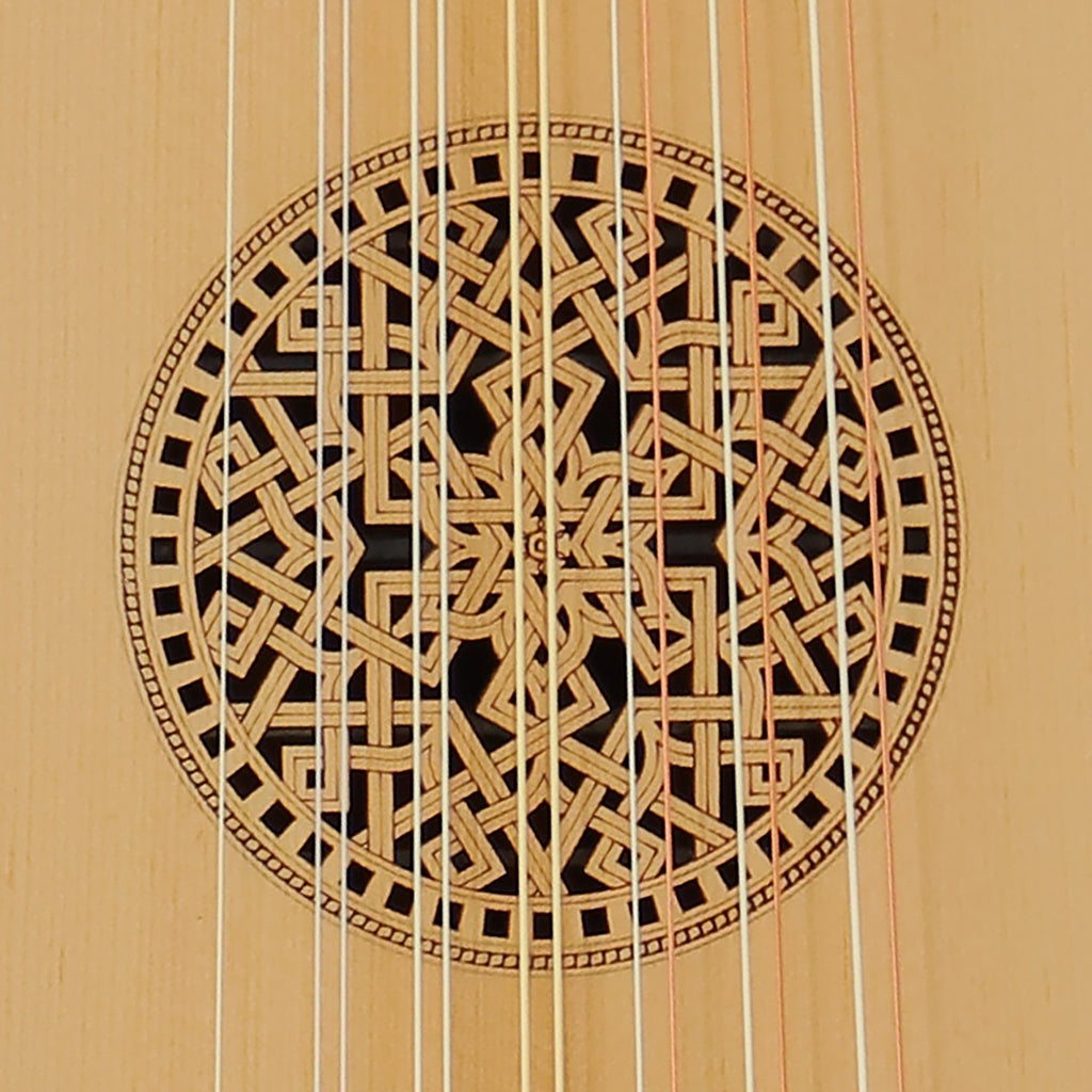 Muzikkon Renaissance Lute 7 Course Deluxe Left Hand After Hieber