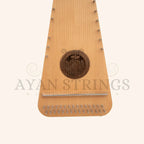 Muzikkon Round Back Bowed Psaltery Alto Lacewood - Stringed Instruments