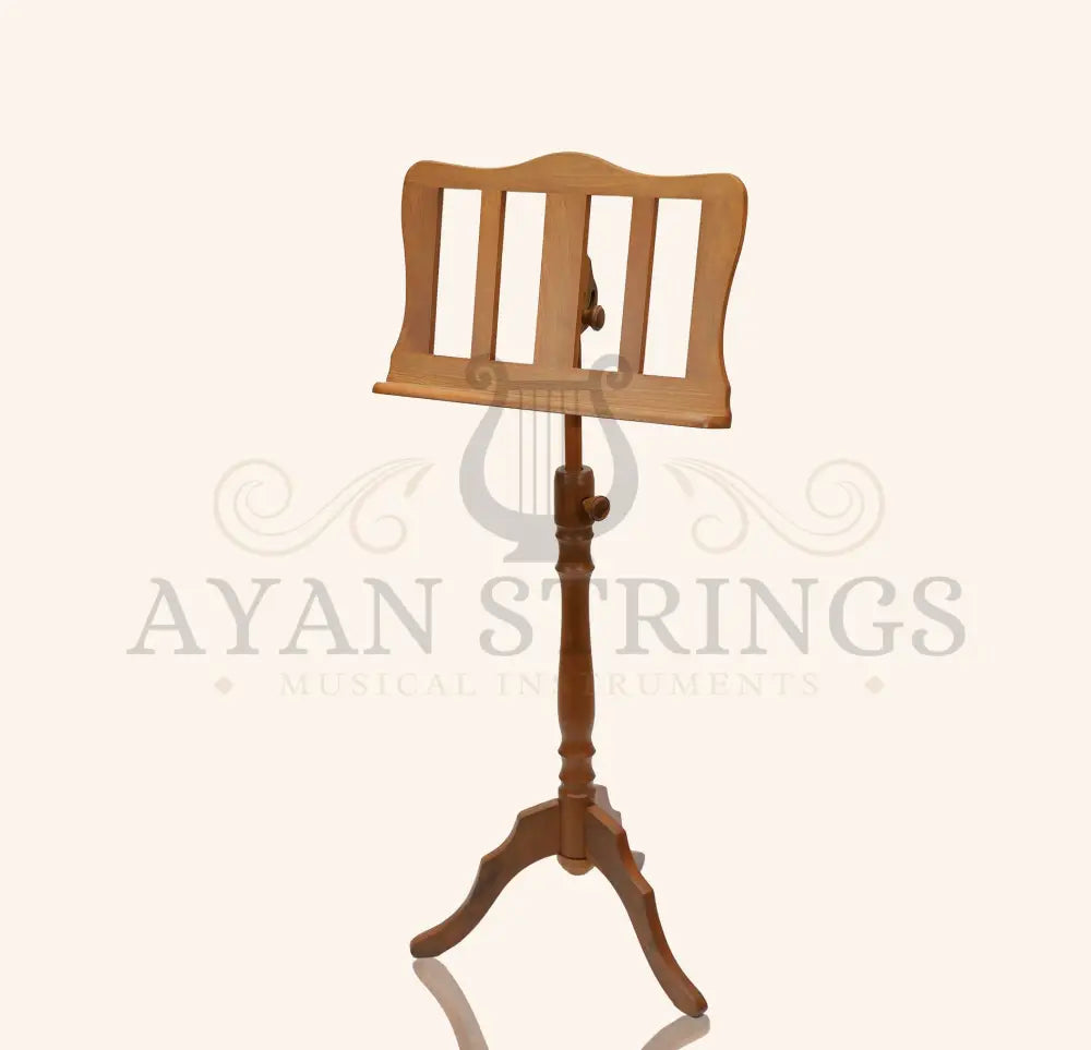 Muzikkon Single Tray Georgian Music Stand - Walnut