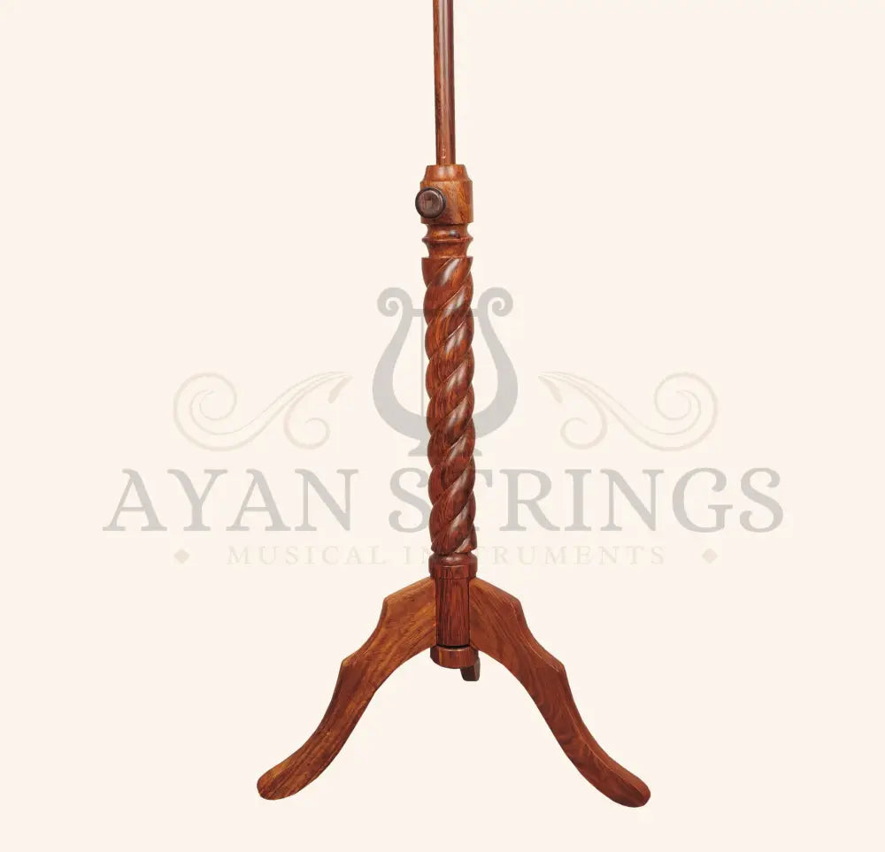 Muzikkon Single Tray Sprial Music Stand Rosewood