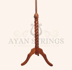 Muzikkon Single Tray Sprial Music Stand Rosewood