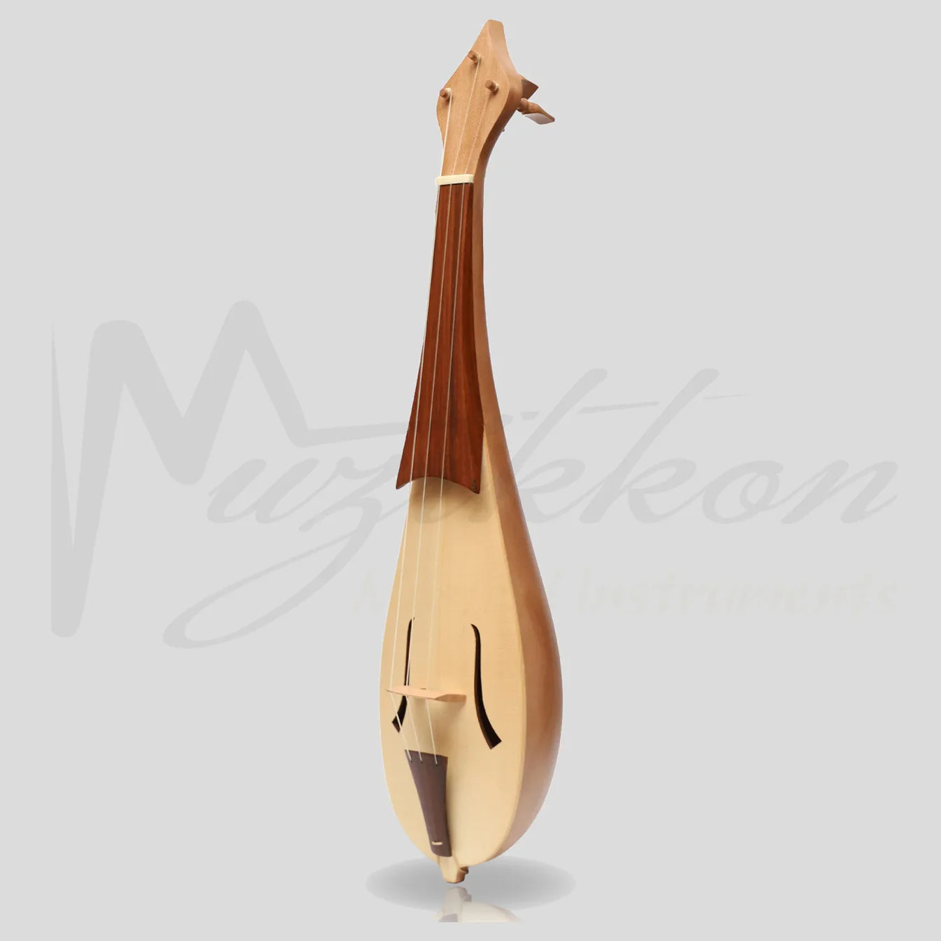 Muzikkon Soprano Rebec, 3 Corzi Lacewood