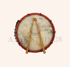 MUZIKKON TABOR DRUM 10 INCH RED