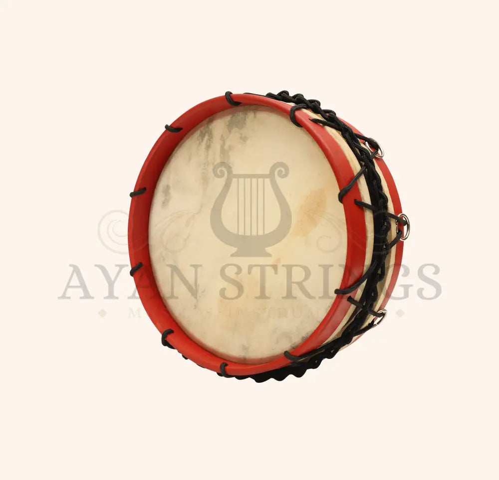 MUZIKKON TABOR DRUM 10 INCH RED