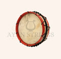 MUZIKKON TABOR DRUM 10 INCH RED