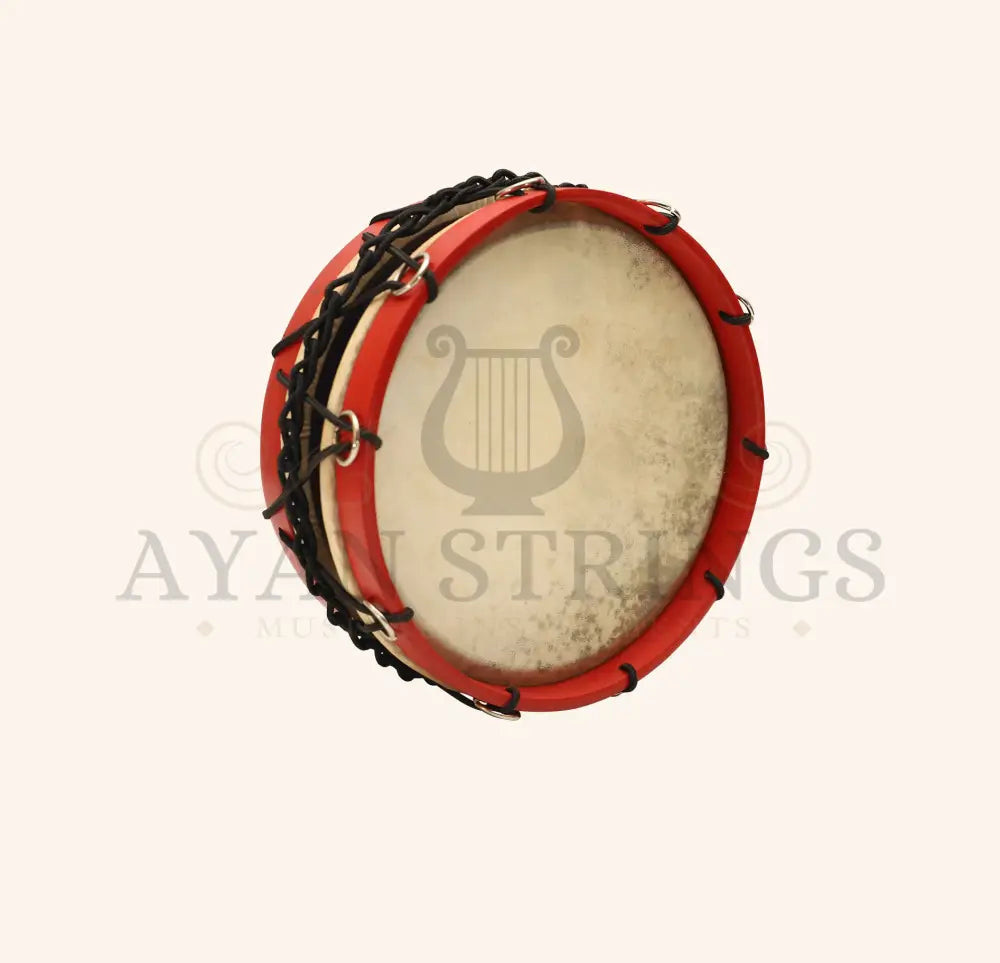 MUZIKKON TABOR DRUM 10 INCH RED