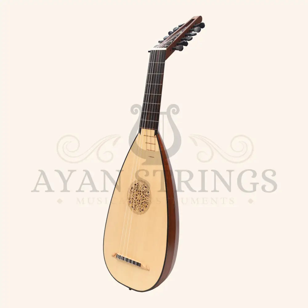 Muzikkon Travel Lute 7 Course Right Hand - Rosewood - Stringed Instruments