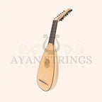 Muzikkon Travel Lute 8 Course Left Hand - Lacewood - Stringed Instruments