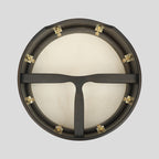 Muzikkon 14"X4" (35.6 cm x 10.2 cm) Heartland Tunable Irish Bodhran Drum