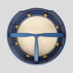 Muzikkon 15”x5" (38x12.5 cm) Premium Celtic Irish Bodhran With Easy Tune System Deep Rim T- Bar & Taped Finish