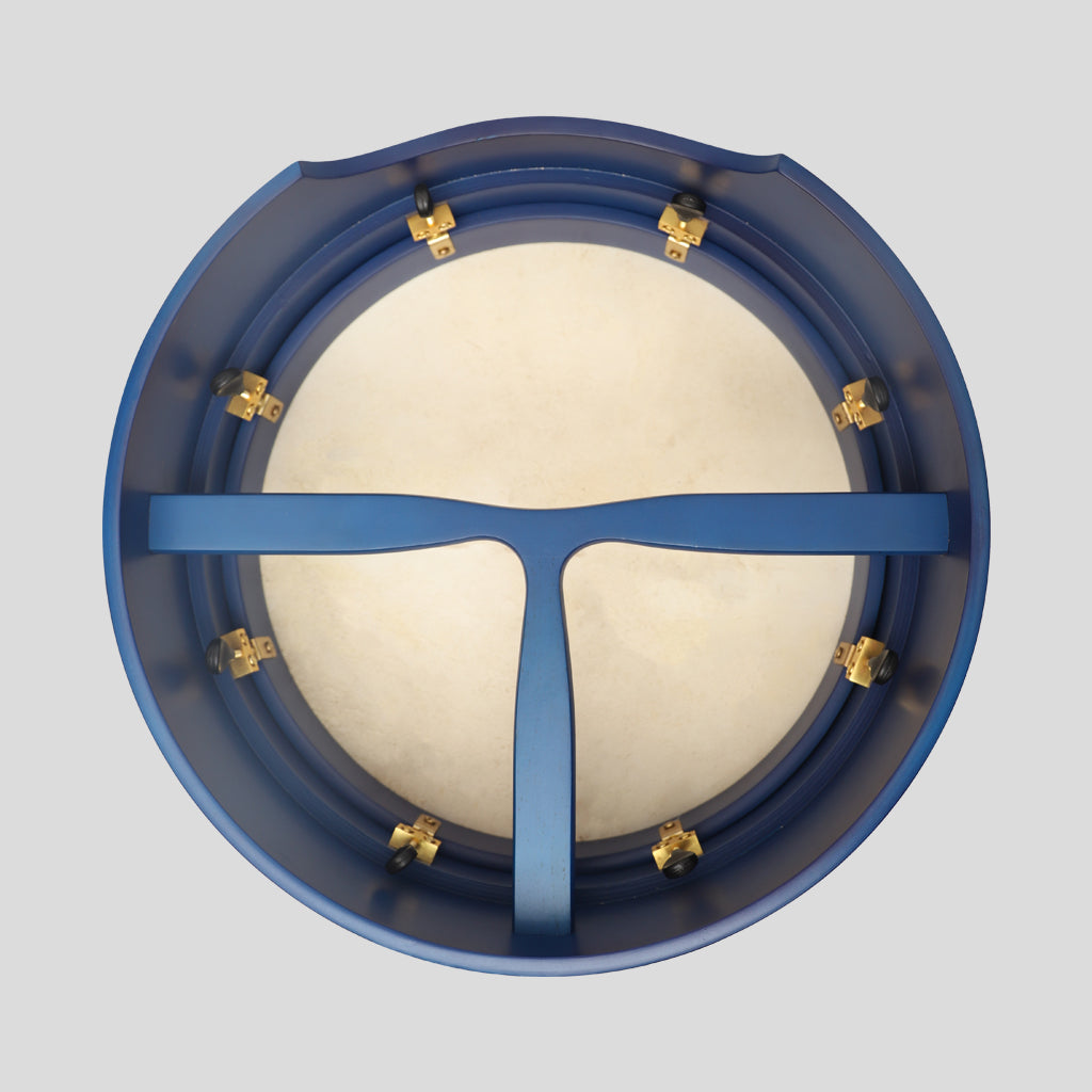 Muzikkon 15”x5" (38x12.5 cm) Premium Celtic Irish Bodhran With Easy Tune System Deep Rim T- Bar & Taped Finish