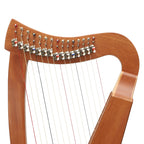 Muzikkon 15 String Trinity Cèilidh Harp Mahogany