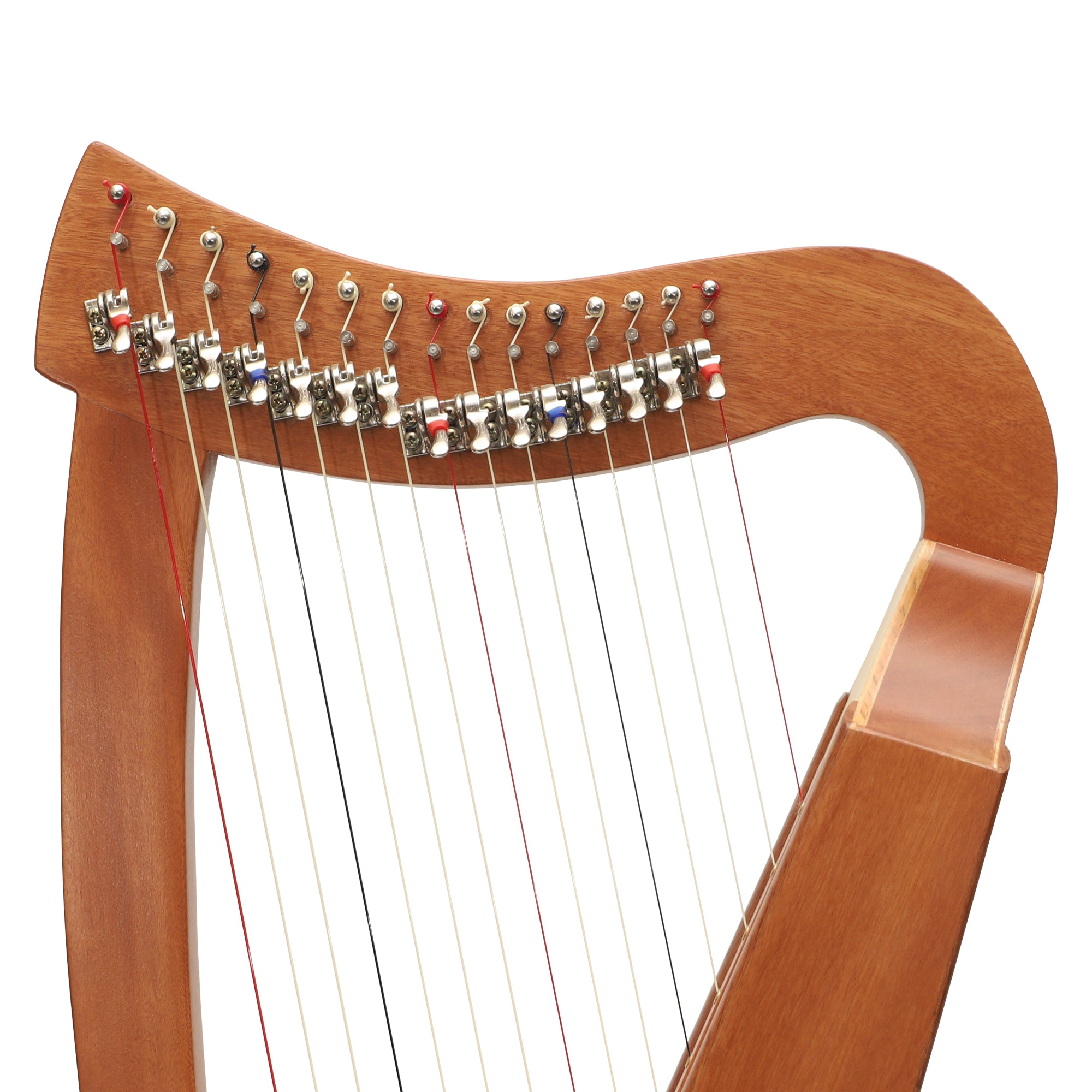Muzikkon 15 String Trinity Cèilidh Harp Mahogany