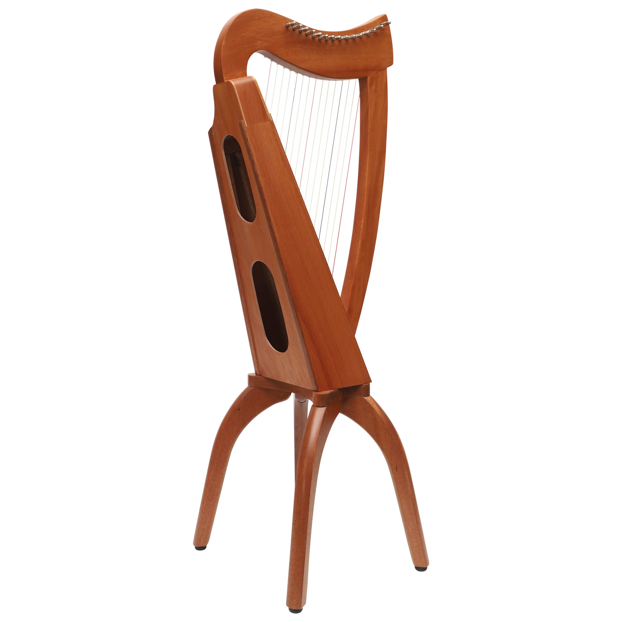 Muzikkon 15 String Trinity Cèilidh Harp Mahogany