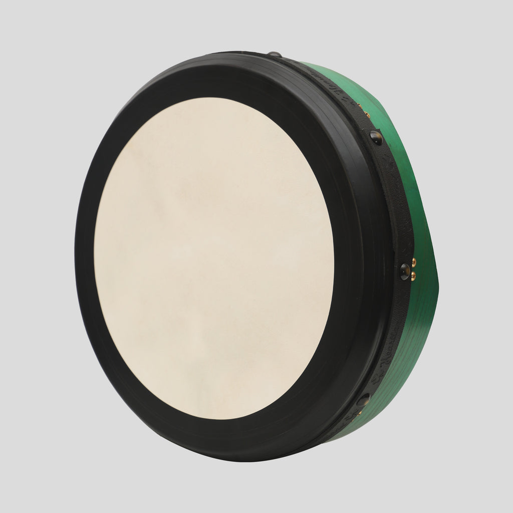Muzikkon 16"X4" Heartland Tunable Irish Bodhran with T-BAR & Taped Finish Deep Tune